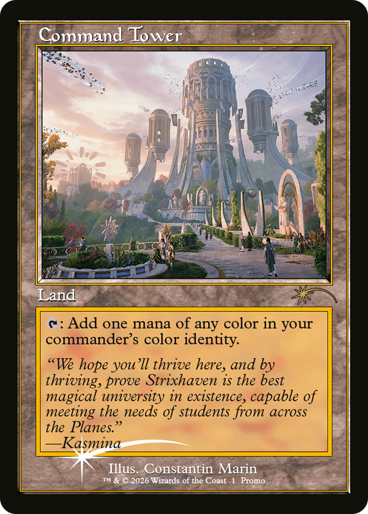 Command Tower (Strixhaven: Omens of Chaos) [Media Promos] | Devastation Store