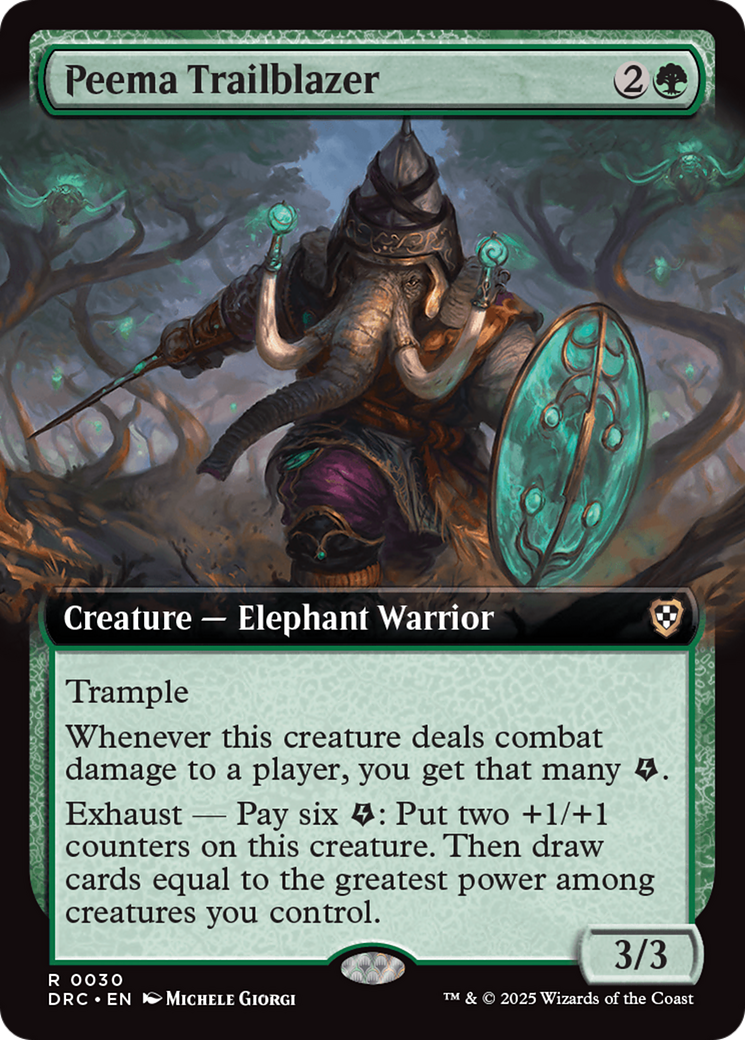 Peema Trailblazer (Extended Art) [Aetherdrift Commander] | Devastation Store