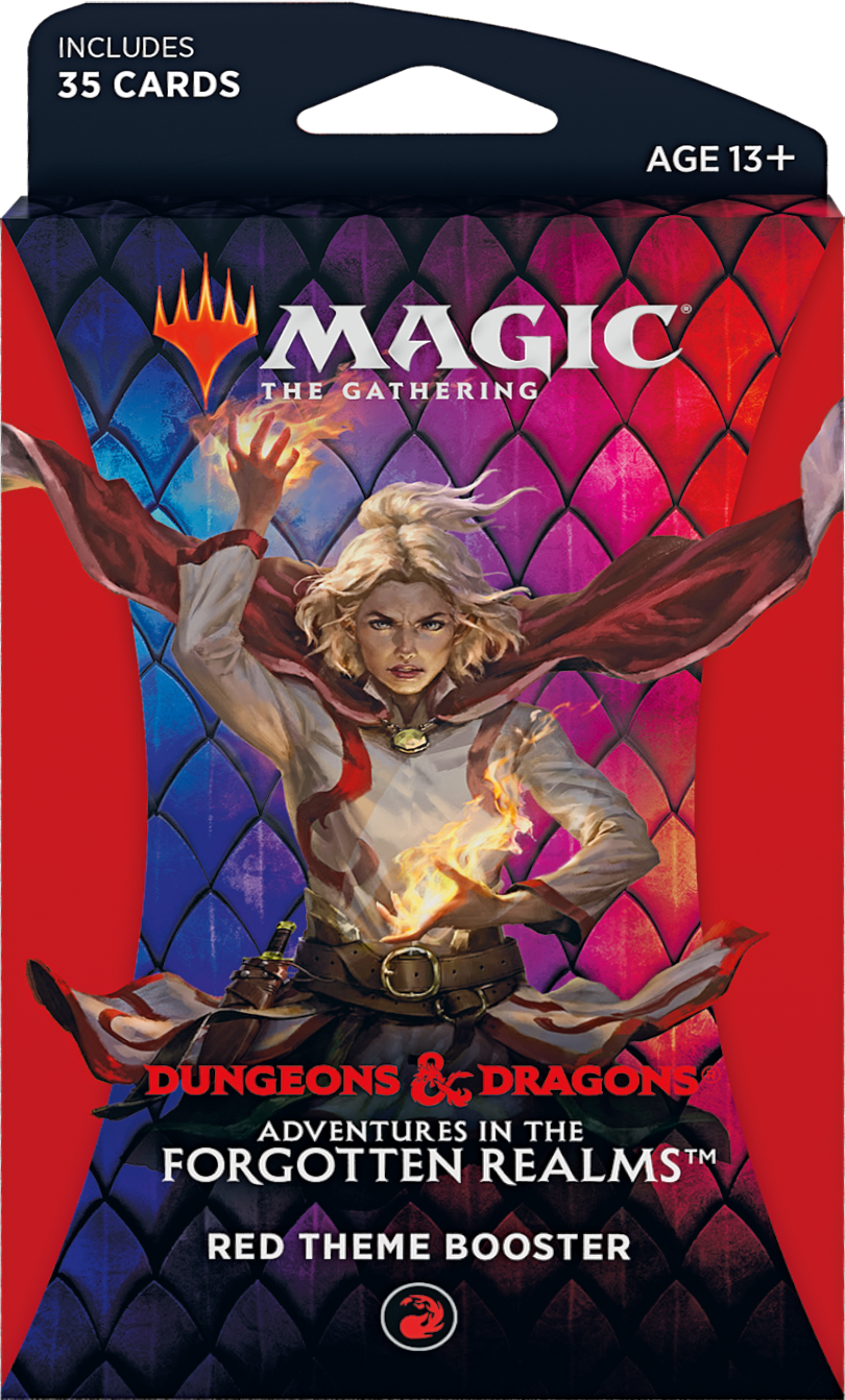 Dungeons & Dragons: Adventures in the Forgotten Realms - Theme Booster (Red) | Devastation Store