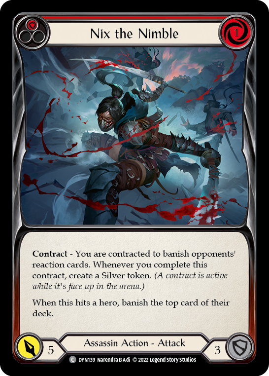 Nix the Nimble (Red) [DYN139] (Dynasty) | Devastation Store