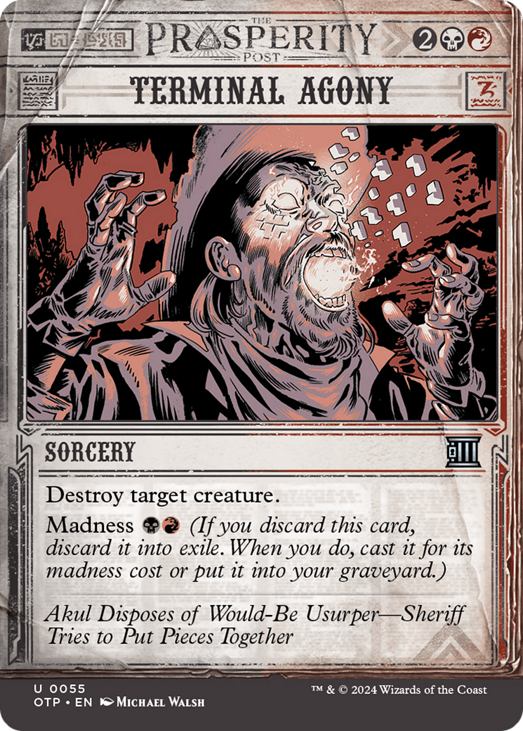 Terminal Agony [Outlaws of Thunder Junction: Breaking News] | Devastation Store