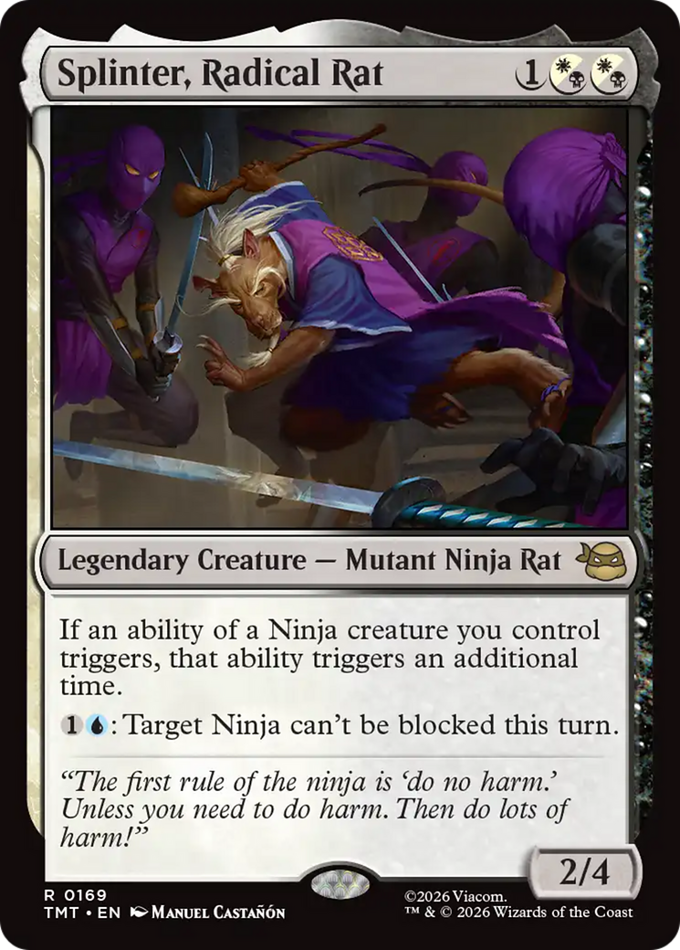 Splinter, Radical Rat [Teenage Mutant Ninja Turtles] | Devastation Store