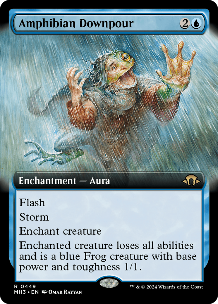 Amphibian Downpour (Extended Art) [Modern Horizons 3] | Devastation Store