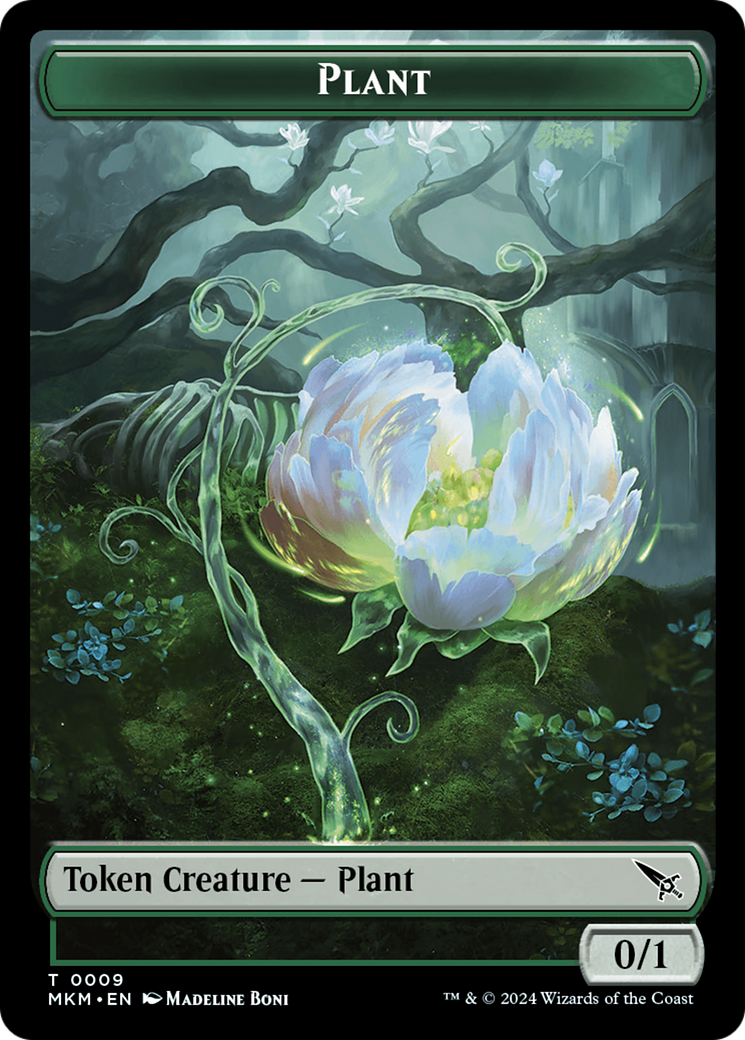 Detective // Plant Double-Sided Token [Murders at Karlov Manor Tokens] | Devastation Store