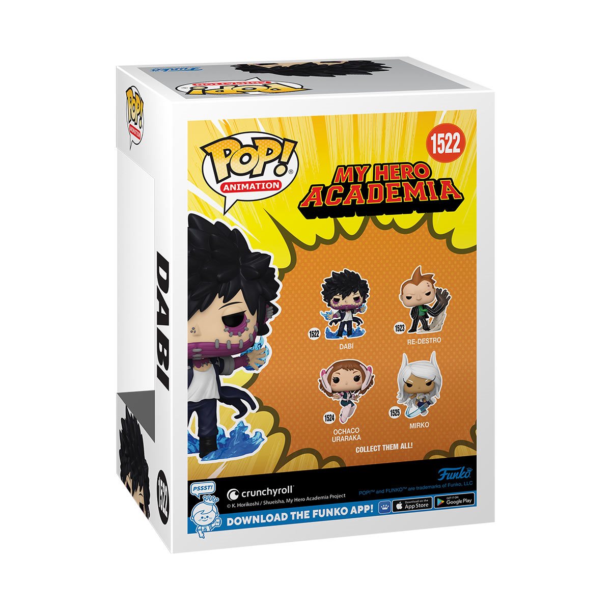 Funko Pop My Hero Academia Dabi (flames) #1522 | Devastation Store