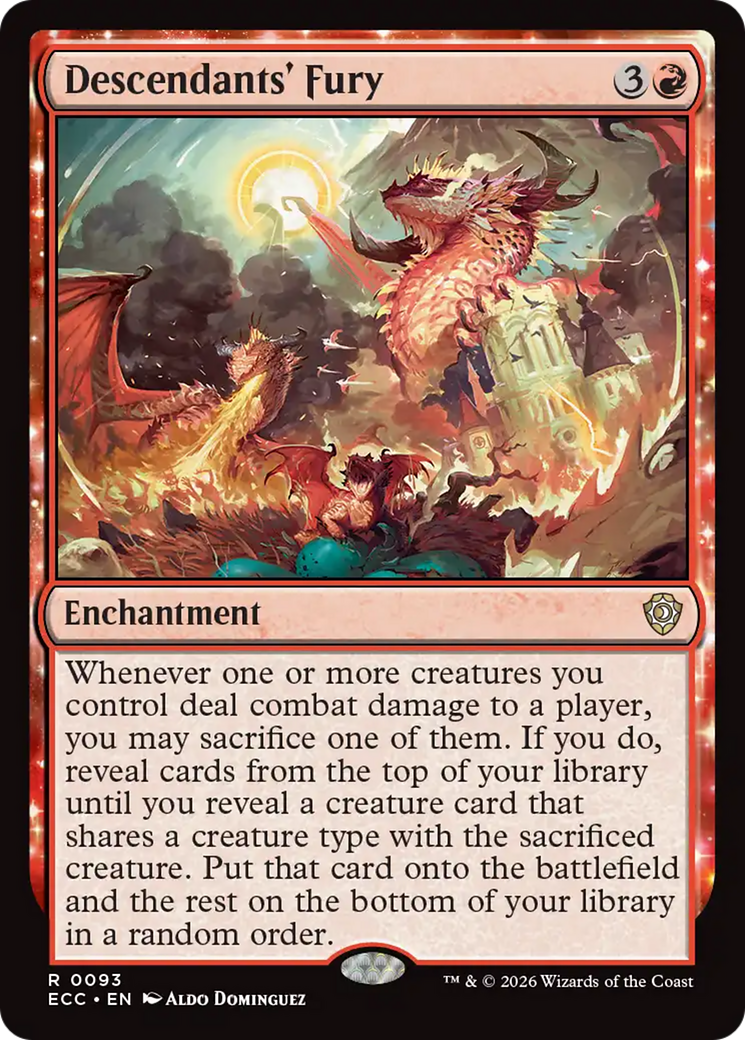 Descendants' Fury [Lorwyn Eclipsed Commander] | Devastation Store