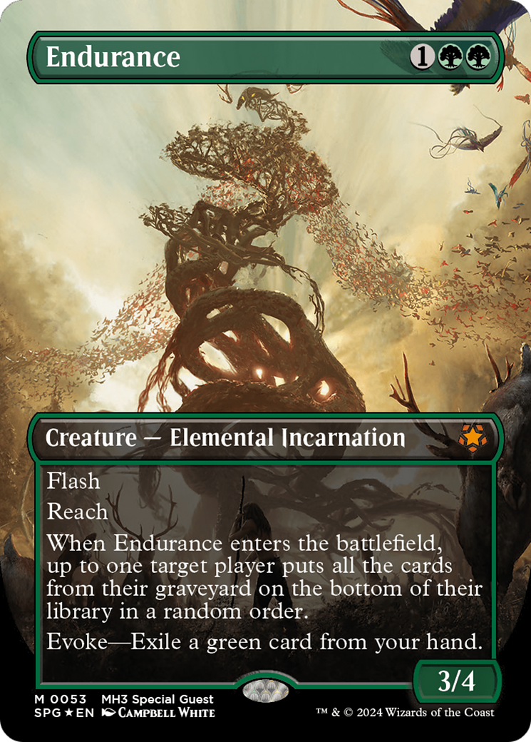 Endurance (Borderless) (Textured Foil) [Modern Horizons 3 Special Guests] | Devastation Store