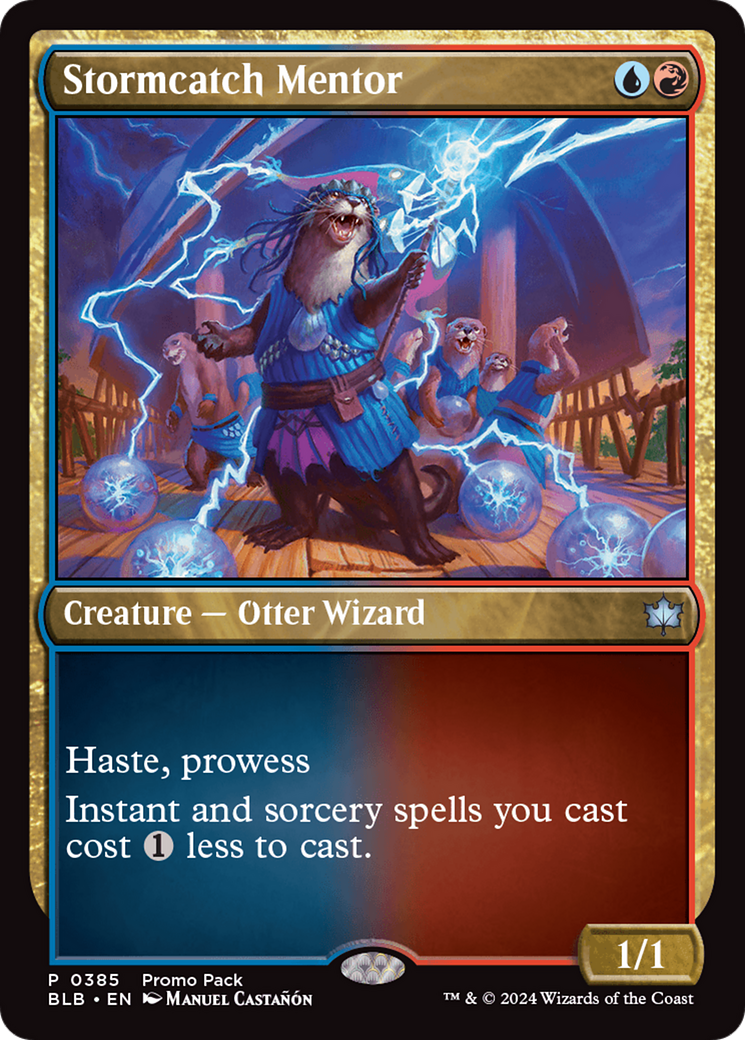 Stormcatch Mentor [Bloomburrow Promos] | Devastation Store