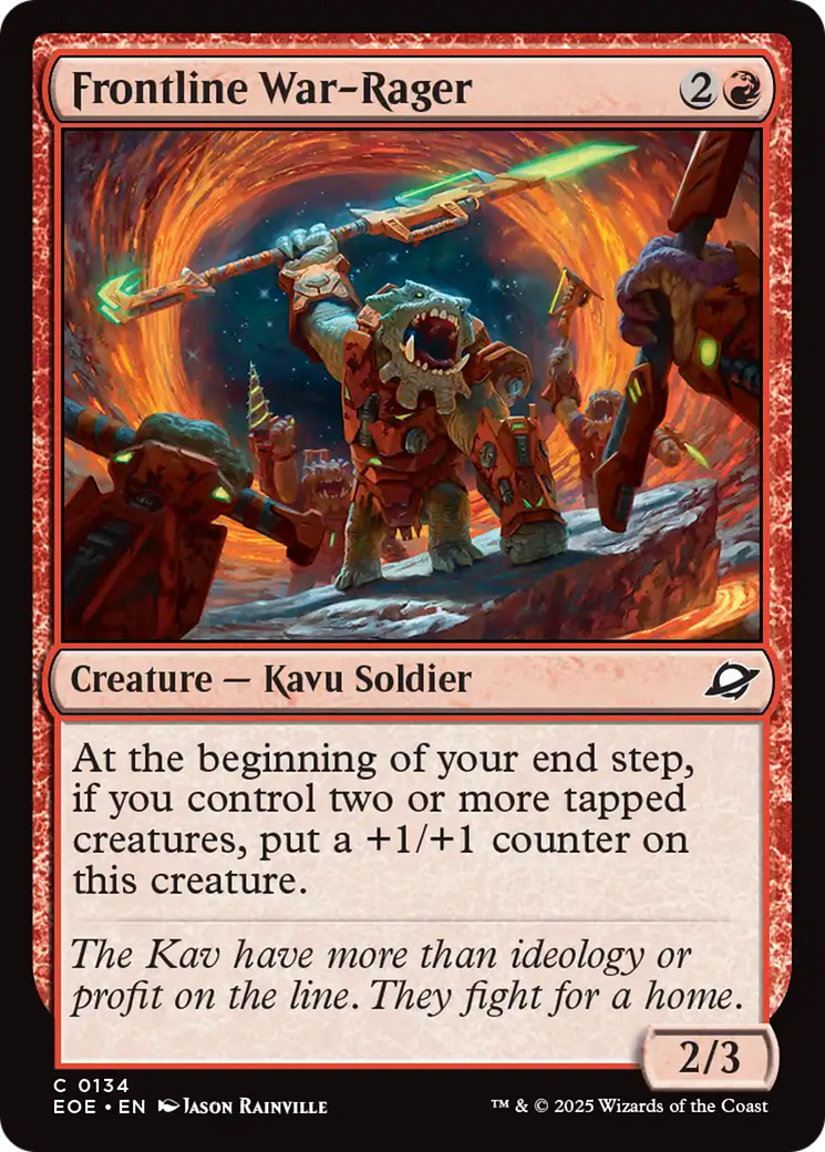 Frontline War-Rager [Edge of Eternities] | Devastation Store