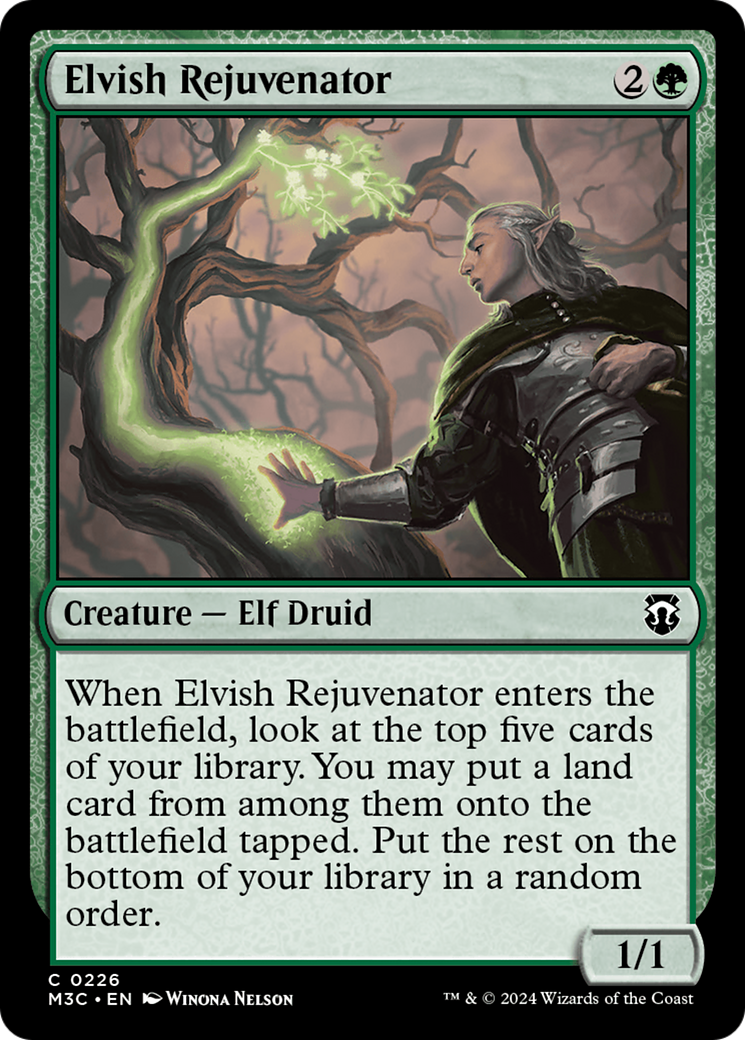Elvish Rejuvenator (Ripple Foil) [Modern Horizons 3 Commander] | Devastation Store
