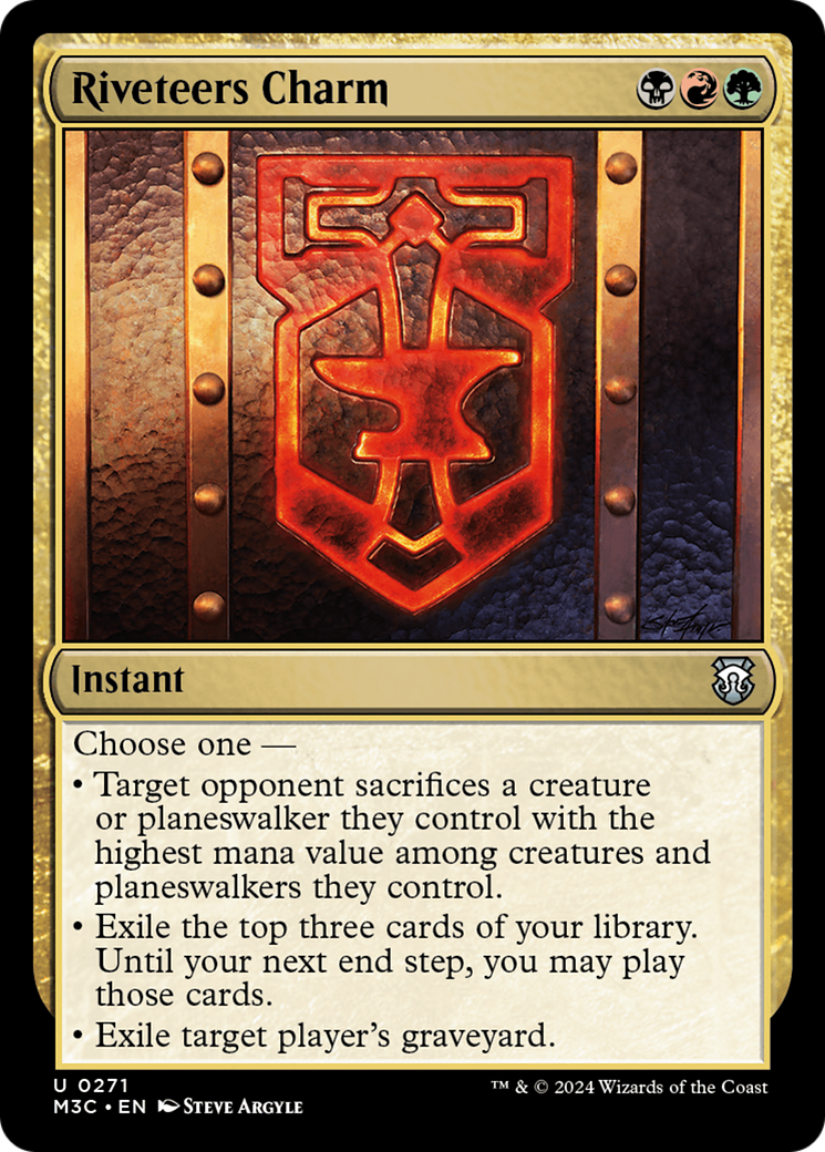 Riveteers Charm (Ripple Foil) [Modern Horizons 3 Commander] | Devastation Store