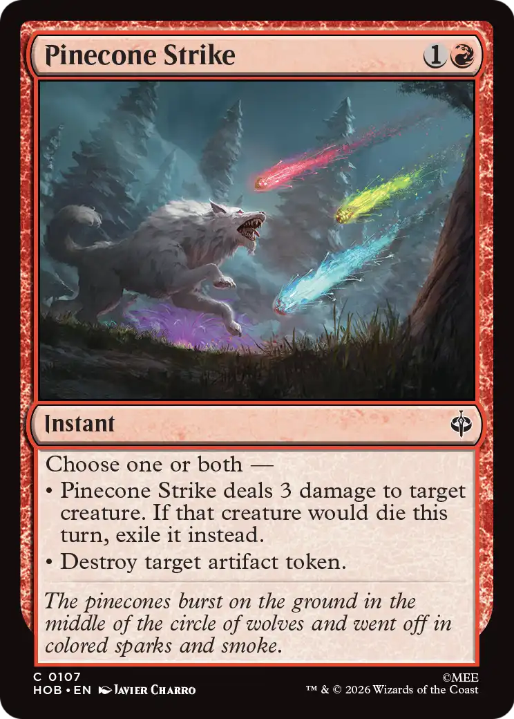 Pinecone Strike [The Hobbit] | Devastation Store