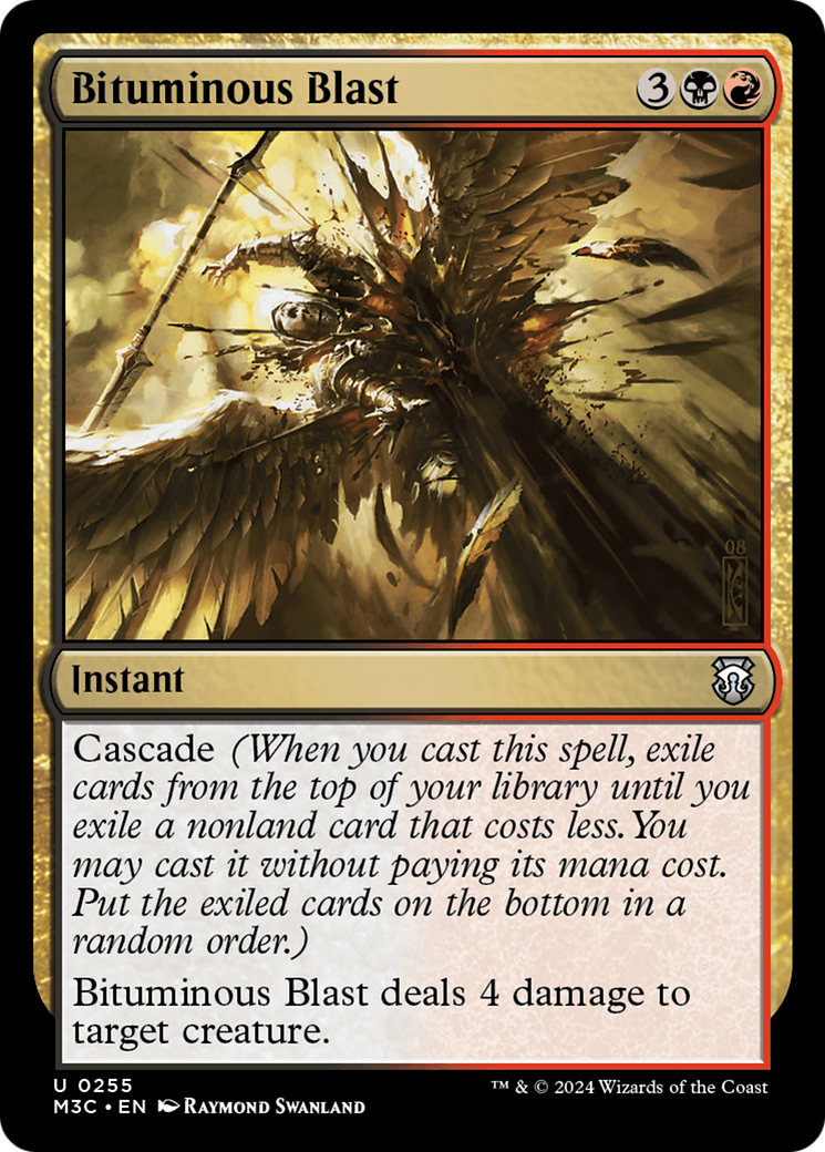 Bituminous Blast (Ripple Foil) [Modern Horizons 3 Commander] | Devastation Store
