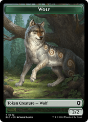 Goat // Wolf (032) Double-Sided Token [Bloomburrow Commander Tokens] | Devastation Store
