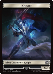 Hero (0003) // Knight Double-Sided Token [FINAL FANTASY Tokens] | Devastation Store