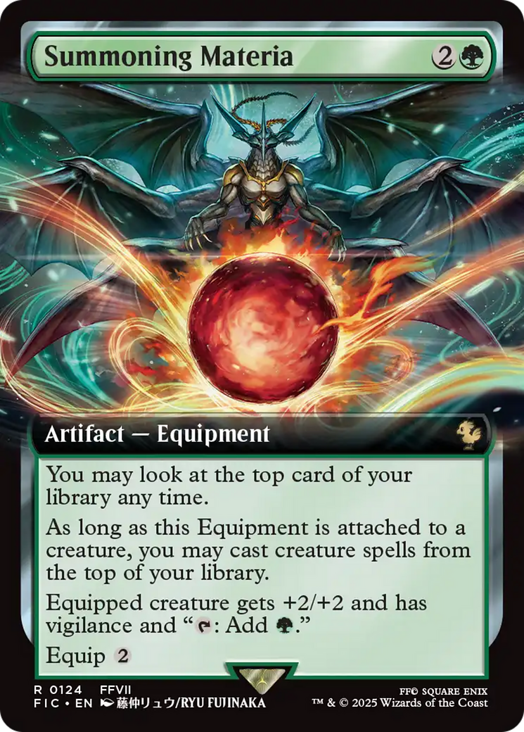 Summoning Materia (Extended Art) [FINAL FANTASY Commander] | Devastation Store