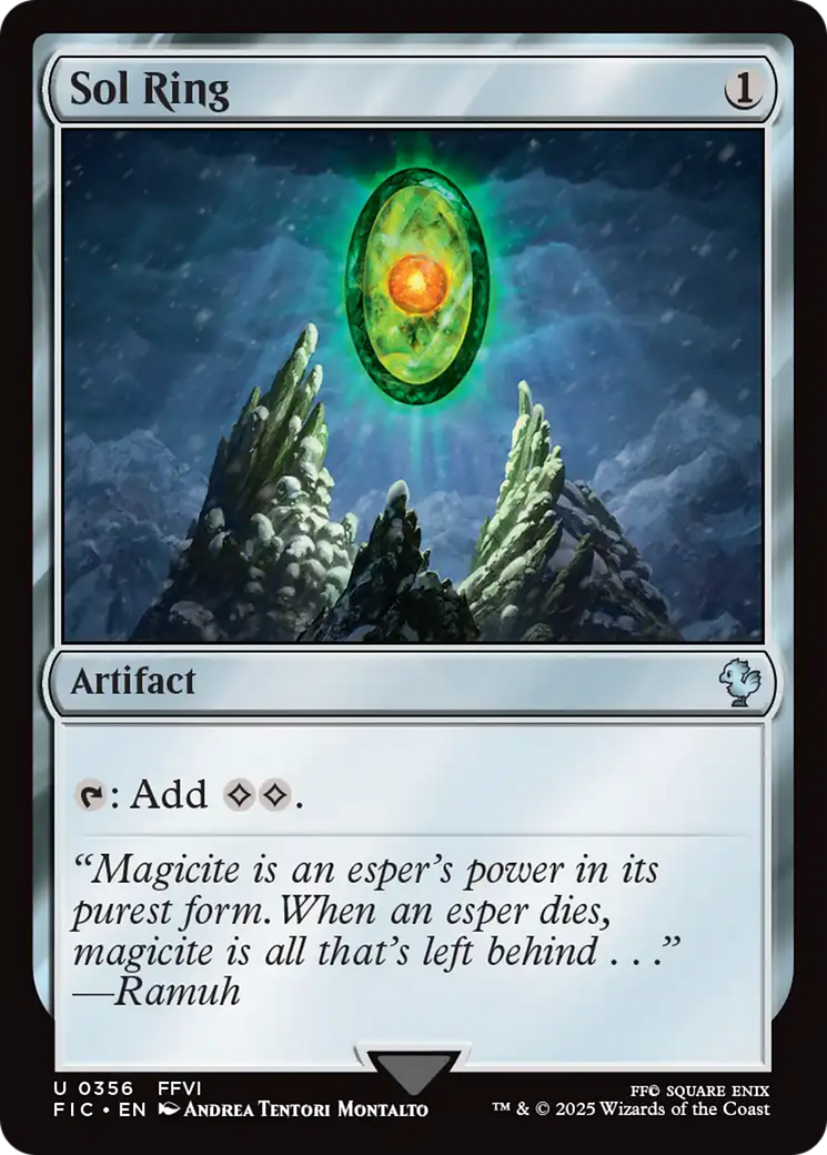 Sol Ring (0356) [FINAL FANTASY Commander] | Devastation Store