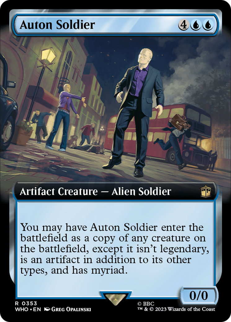 Auton Soldier (Extended Art) [Doctor Who] | Devastation Store