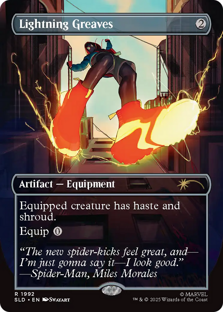 Lightning Greaves (1992) (Rainbow Foil) [Secret Lair Drop Series] | Devastation Store