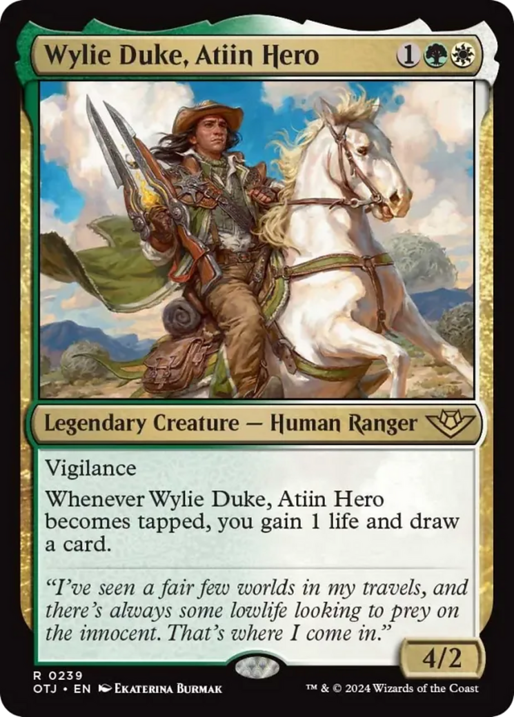 Wylie Duke, Atiin Hero [Outlaws of Thunder Junction] | Devastation Store