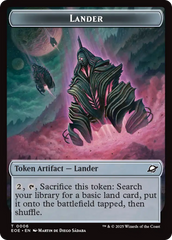 Drone // Lander (0006) Doubled-Sided Token [Edge of Eternities Tokens] | Devastation Store
