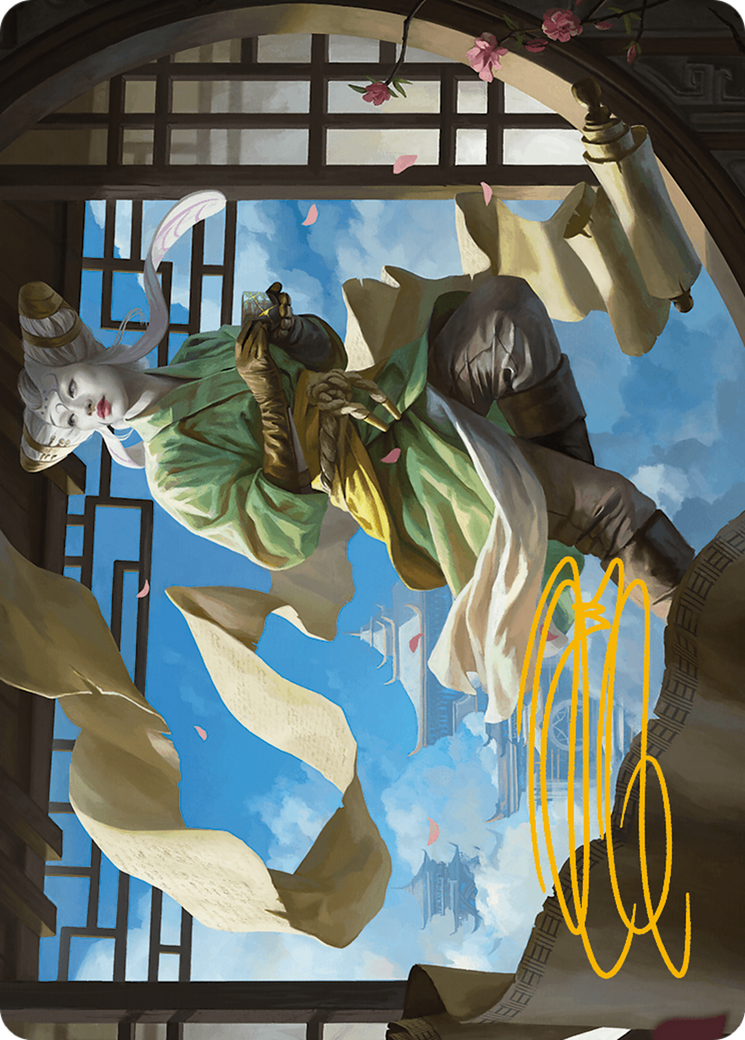 Tamiyo, Inquisitive Student Art Card (Gold-Stamped Signature) [Modern Horizons 3 Art Series] | Devastation Store