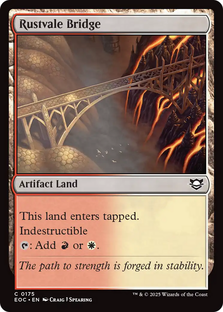 Rustvale Bridge [Edge of Eternities Commander] | Devastation Store