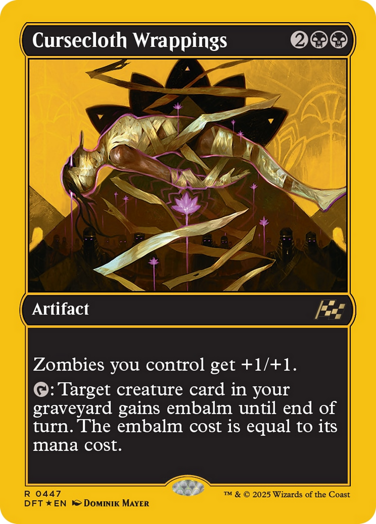 Cursecloth Wrappings (First-Place Foil) [Aetherdrift] | Devastation Store