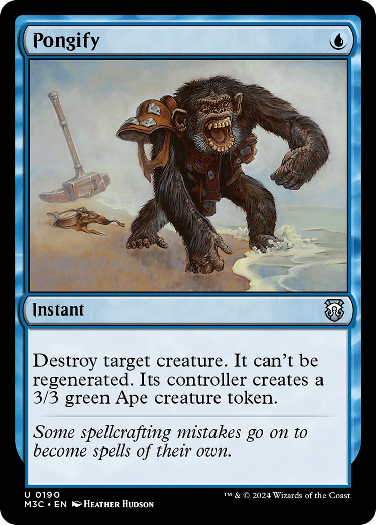 Pongify (Ripple Foil) [Modern Horizons 3 Commander] | Devastation Store