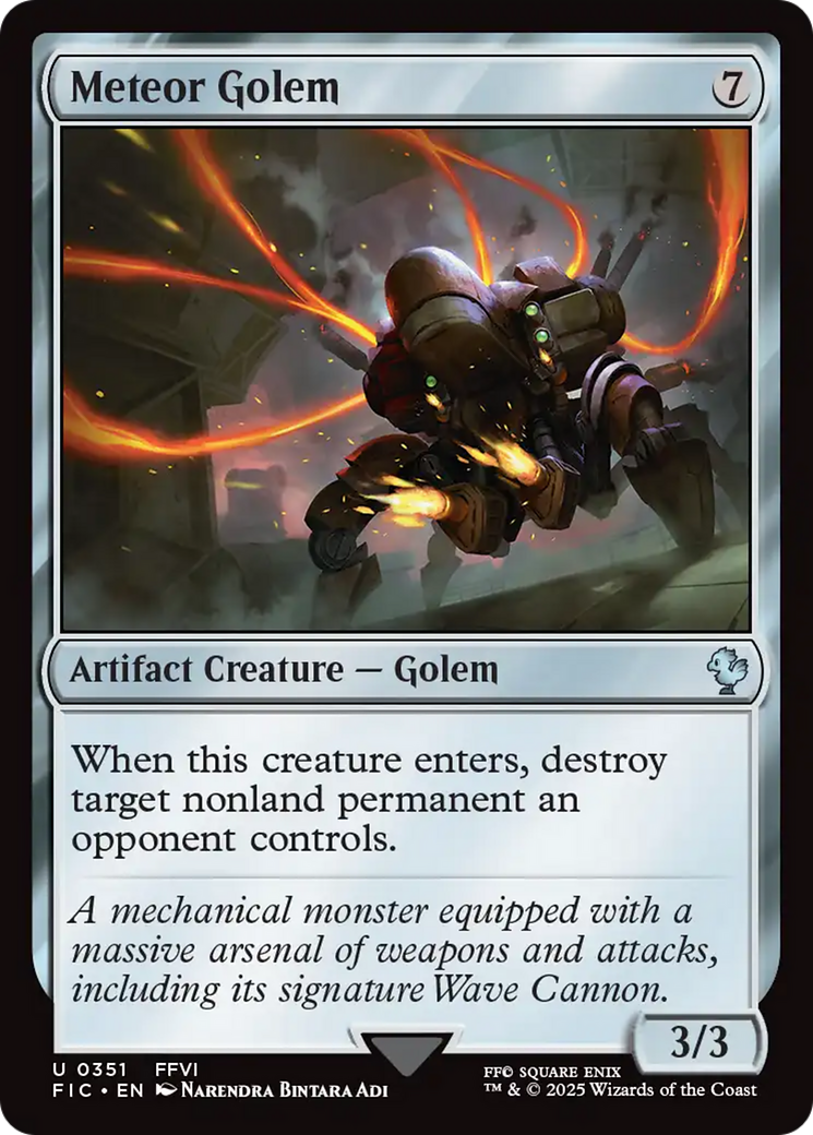 Meteor Golem [FINAL FANTASY Commander] | Devastation Store