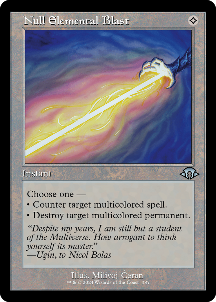 Null Elemental Blast (Retro) [Modern Horizons 3] | Devastation Store