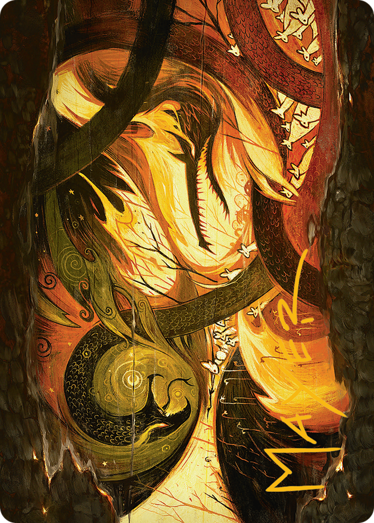 Season of Loss Art Card (Gold-Stamped Signature) [Bloomburrow Art Series] | Devastation Store