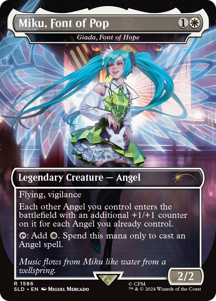 Miku, Font of Pop - Giada, Font of Hope [Secret Lair Drop Series] | Devastation Store