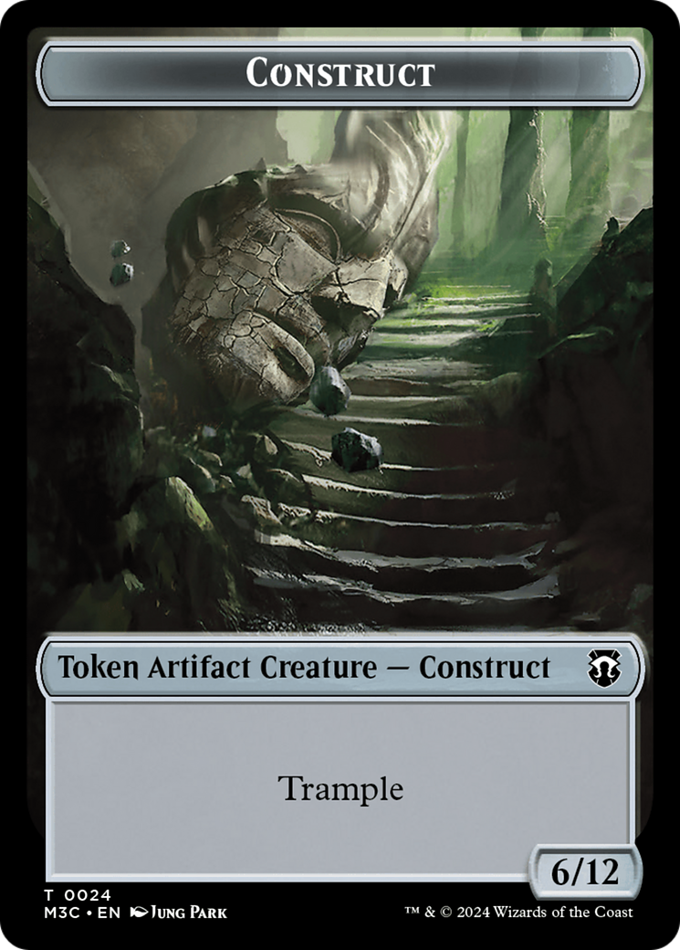 Construct // Myr Double-Sided Token [Modern Horizons 3 Commander Tokens] | Devastation Store