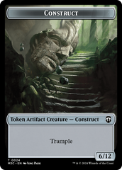 Construct // Myr Double-Sided Token [Modern Horizons 3 Commander Tokens] | Devastation Store