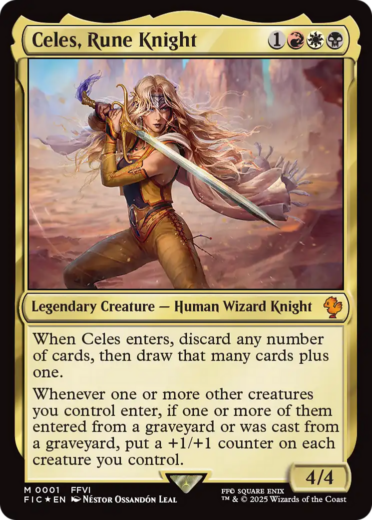 Celes, Rune Knight (0001) [FINAL FANTASY Commander] | Devastation Store