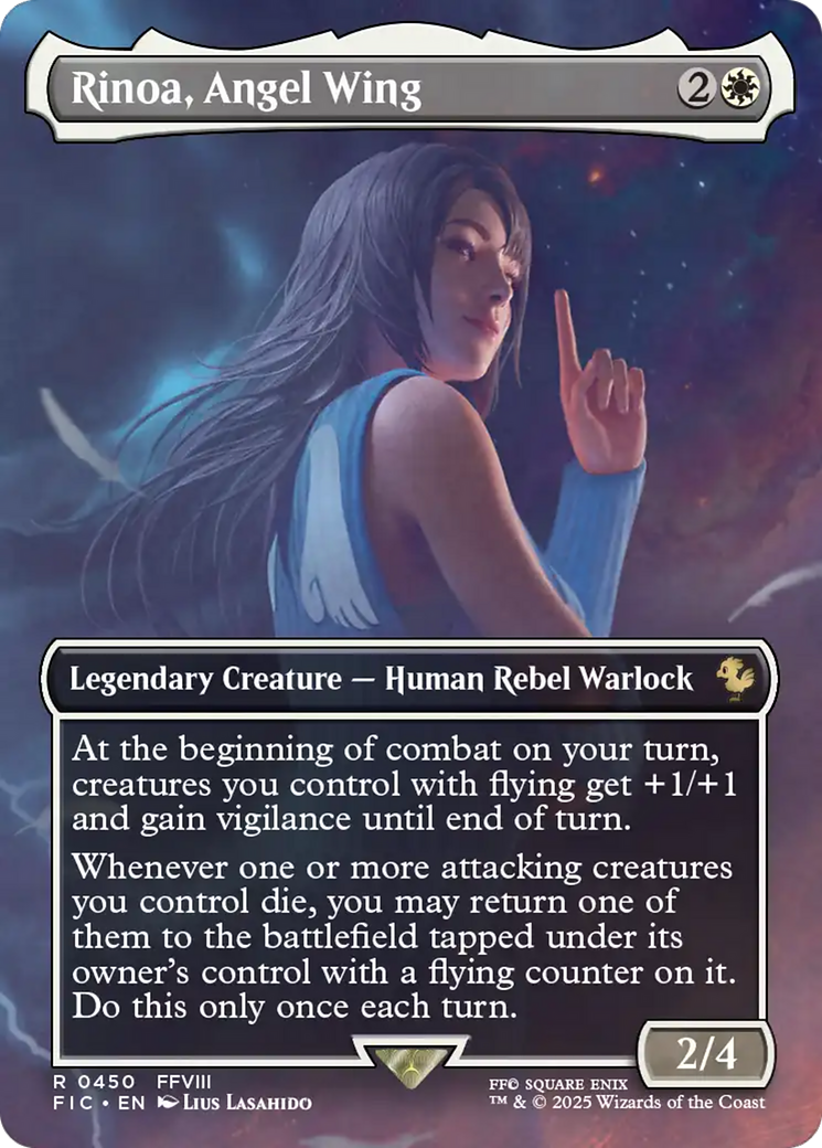 Rinoa, Angel Wing (Borderless) [FINAL FANTASY Commander] | Devastation Store