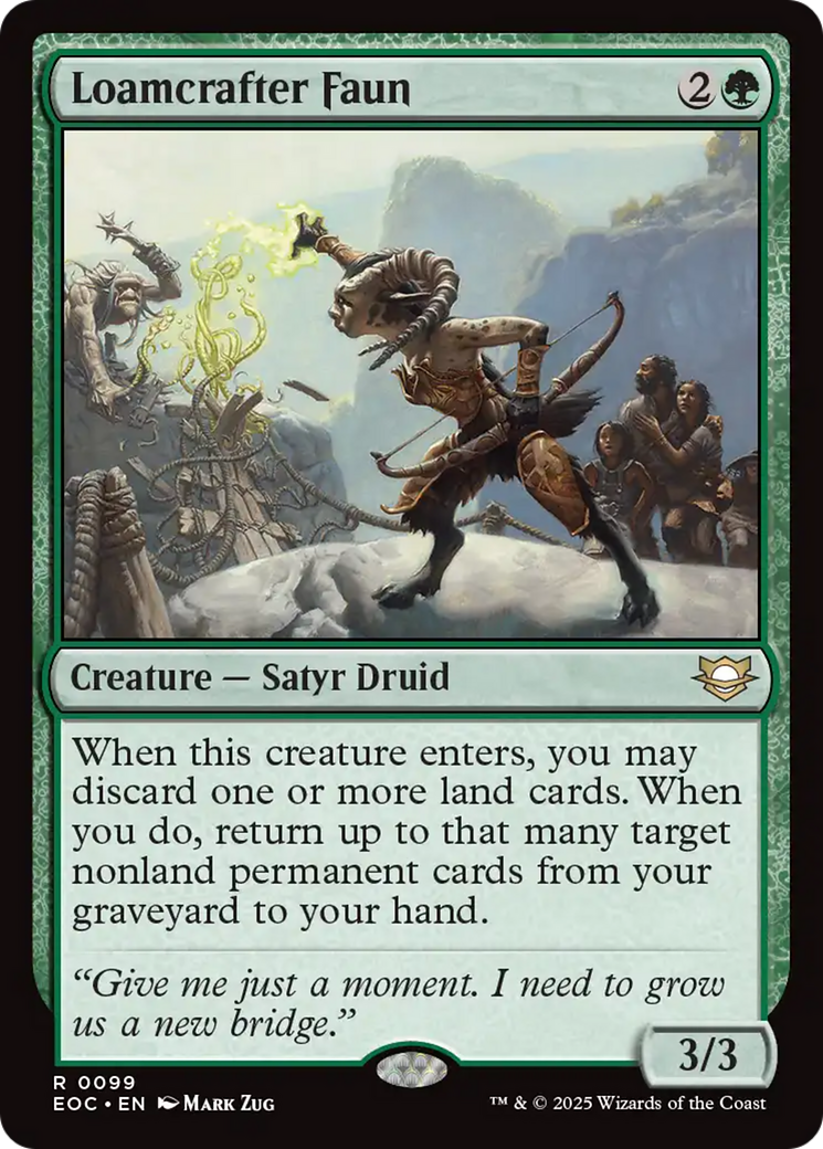 Loamcrafter Faun [Edge of Eternities Commander] | Devastation Store