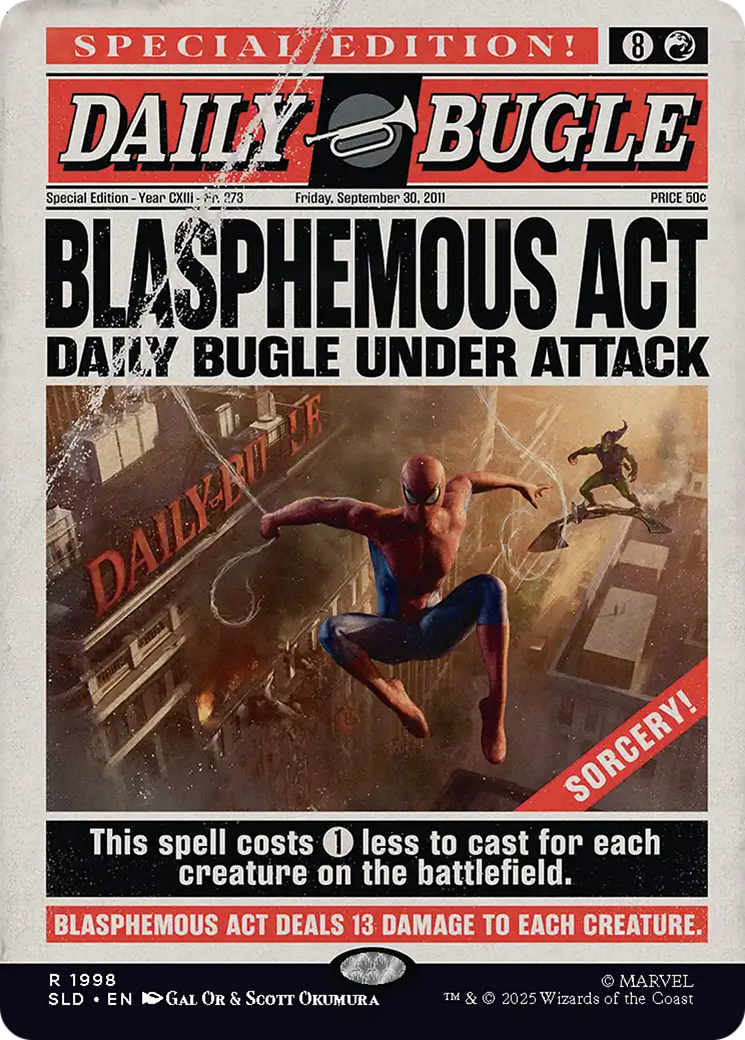Blasphemous Act (1998) (Rainbow Foil) [Secret Lair Drop Series] | Devastation Store