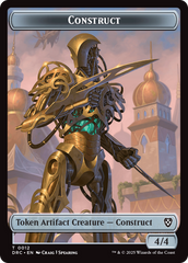 Construct // Golem (0013) Double-Sided Token [Aetherdrift Tokens] | Devastation Store