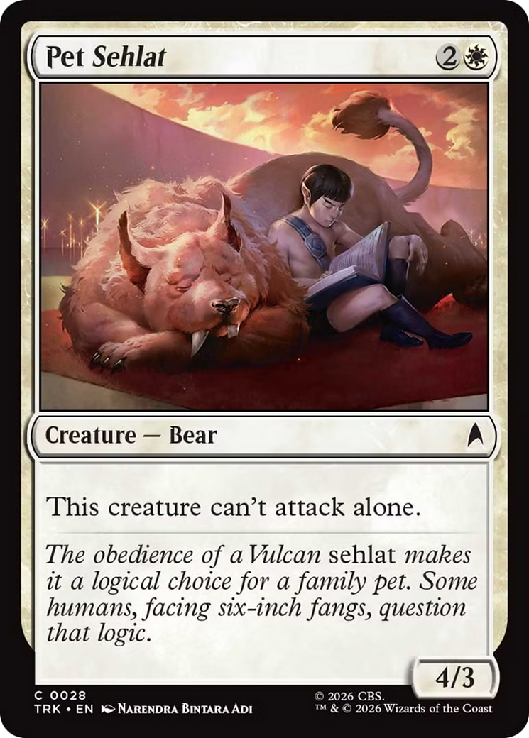 Pet Sehlat [Star Trek] | Devastation Store