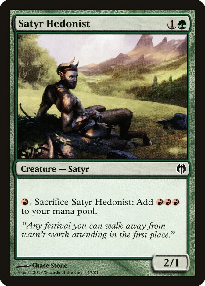 Satyr Hedonist [Duel Decks: Heroes vs. Monsters] | Devastation Store