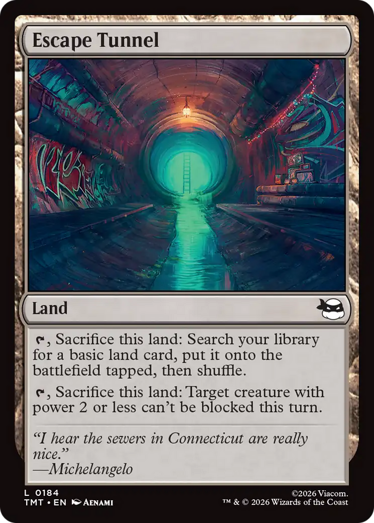 Escape Tunnel [Teenage Mutant Ninja Turtles] | Devastation Store