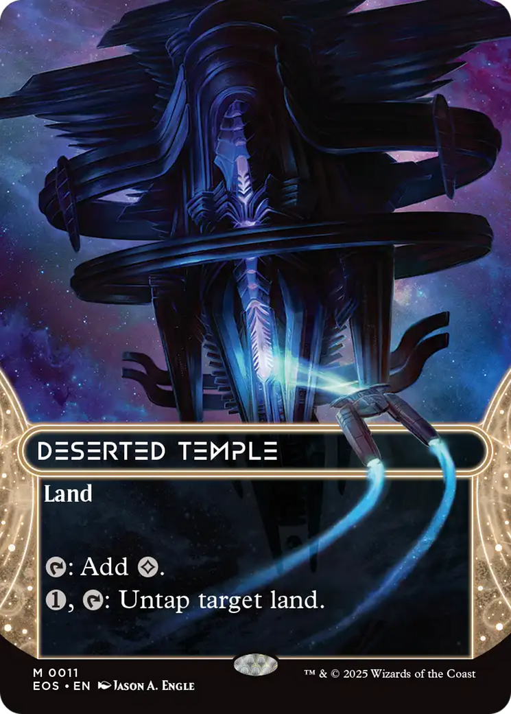 Deserted Temple (0011) (Borderless) [Edge of Eternities: Stellar Sights] | Devastation Store
