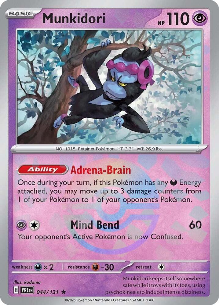 Munkidori (044/131) (Poke Ball Pattern) [Scarlet & Violet: Prismatic Evolutions] | Devastation Store
