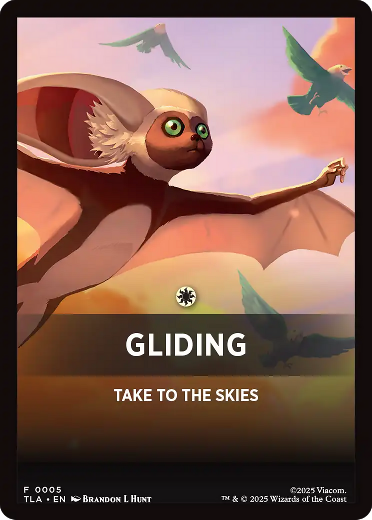 Gliding Theme Card [Avatar: The Last Airbender Tokens] | Devastation Store