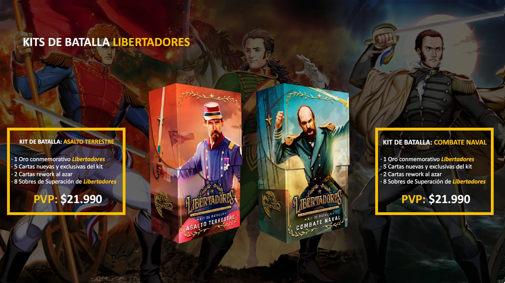 Kit Batalla Libertadores - Asalto Terrestre | Devastation Store