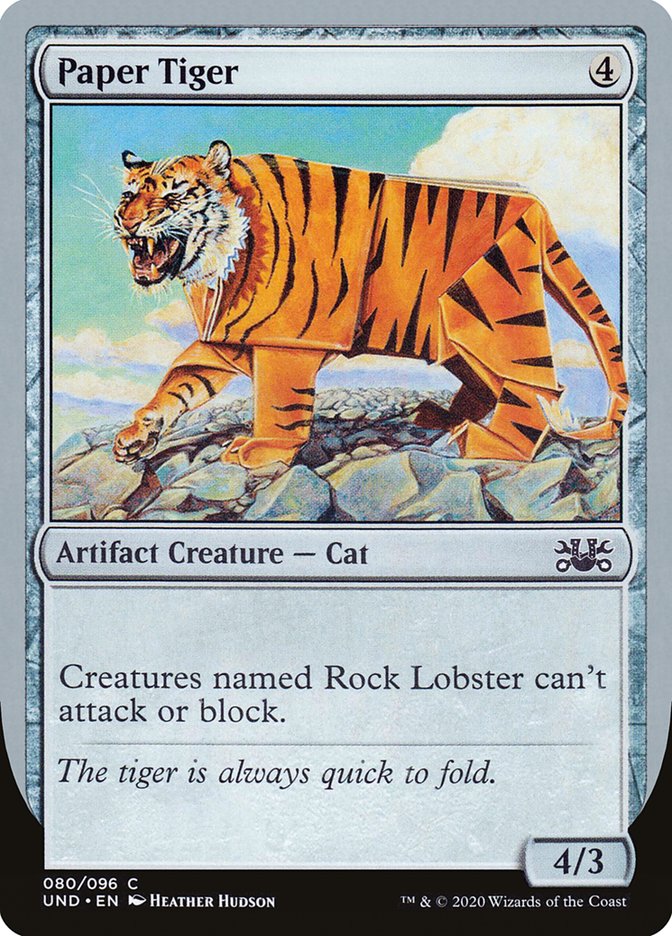 Paper Tiger [Unsanctioned] | Devastation Store