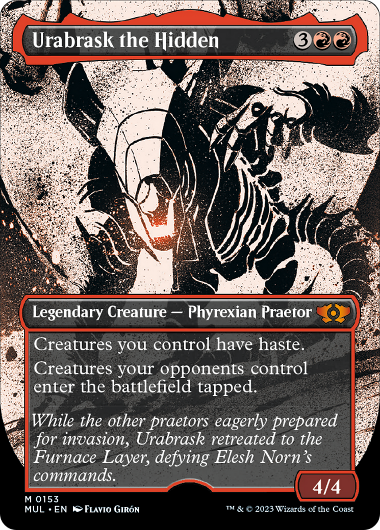Urabrask the Hidden (Halo Foil) [Multiverse Legends] | Devastation Store