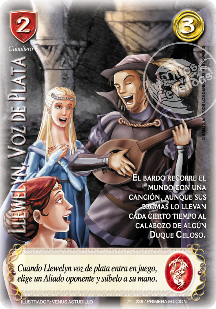 Llewelyn, Voz de Plata, Leyendas - Devastation Store | Devastation Store